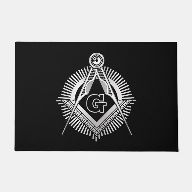 Freimaurersymbol Fußmatte (Vorderseite)