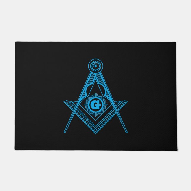 Freimaurersymbol Fußmatte (Vorderseite)