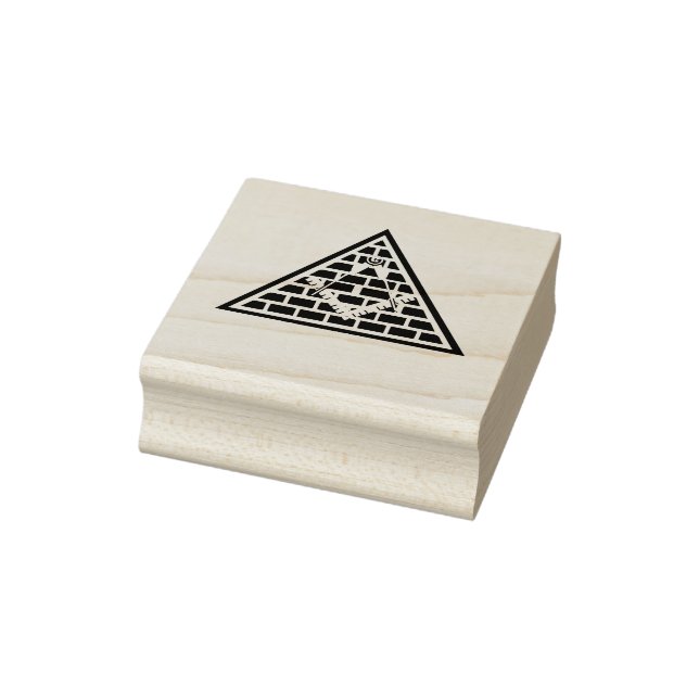 Freimaurersymbol Gummistempel (Stempel)