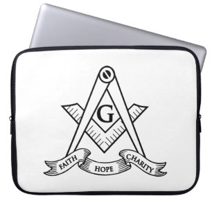 Freimaurersymbol Laptopschutzhülle
