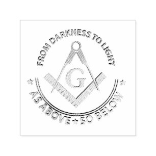 Freimaurersymbol Permastempel