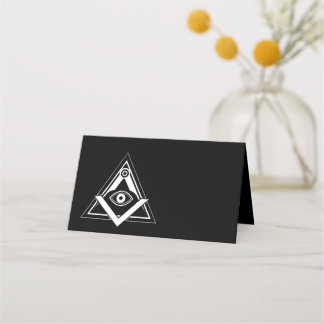 Freimaurersymbol Platzkarte
