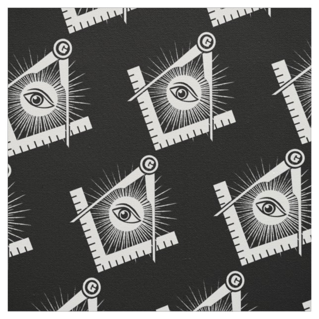 Freimaurersymbol Stoff (Muster)