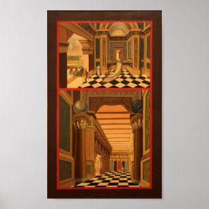 Freimaurerverfolgenbrett - Mithandwerk 2 Poster