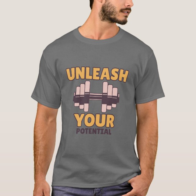 Freisetzen Sie Ihr potenzielles 50 50 T Shirt für  (Vorderseite)
