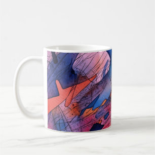 "Freisetztes Potenzial" Zeitgenössische Abstrakte Kaffeetasse