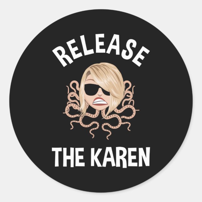 Freisetzung des Karen Runder Aufkleber (Vorderseite)