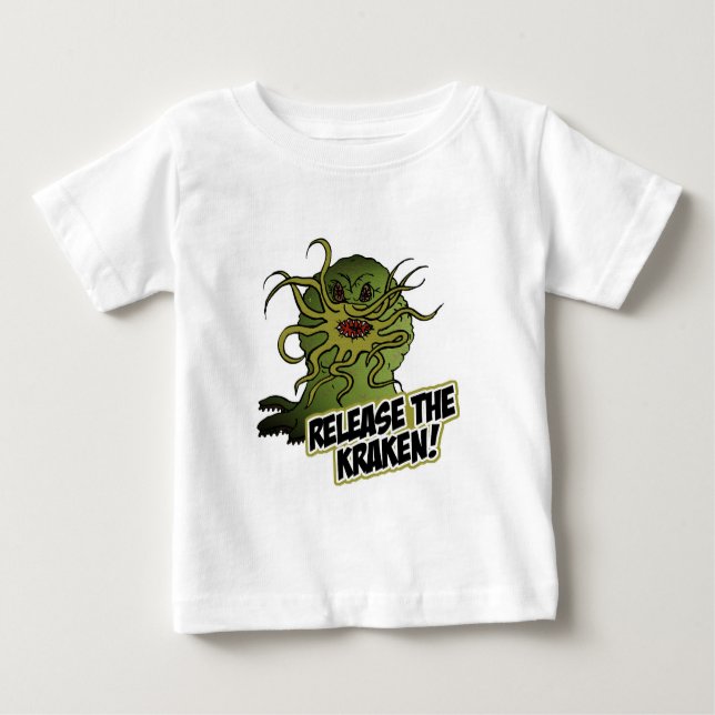 Freisetzung des kraken baby t-shirt (Vorderseite)