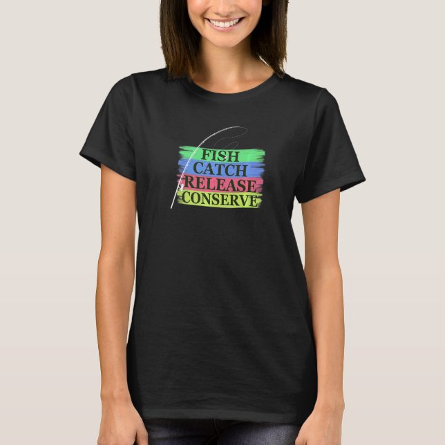 Freisetzung und Konservierung von Fischen aus echt T-Shirt (Vorderseite)