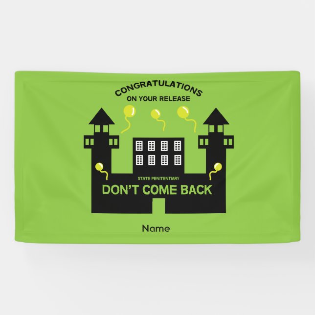 Freisetzungsgeschenk aus dem Gefängnis Banner (Horizontal)