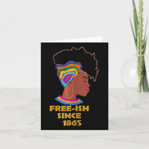 Freistaat seit 1865 Afrikanischer Juneteenth Gi Karte