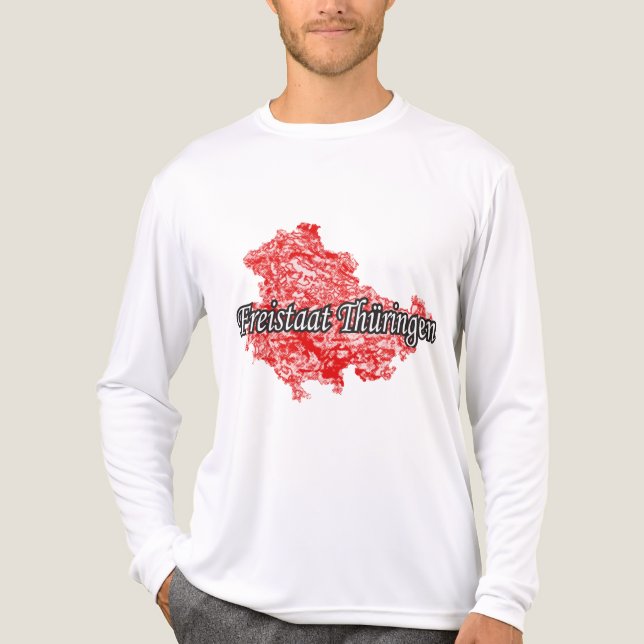 Freistaat Thüringen Tri-Blend Shirt (Vorderseite)