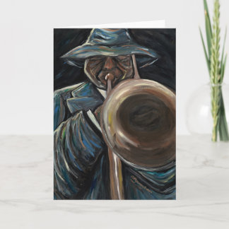Freistil-Jazz-Gruß-Karte Karte