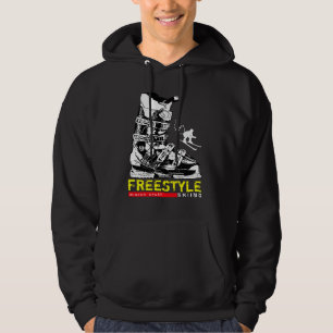 Freistil-Ski-Winter-Sport-Sweatshirt-Skistiefel Hoodie