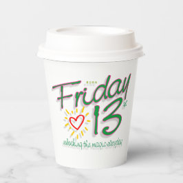 Freitag, 13. pappbecher