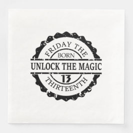 Freitag, 13. serviette