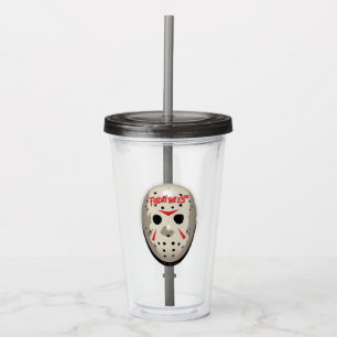 Freitag, den 13.   Hockey Mask Graphic Acryltrinkbecher