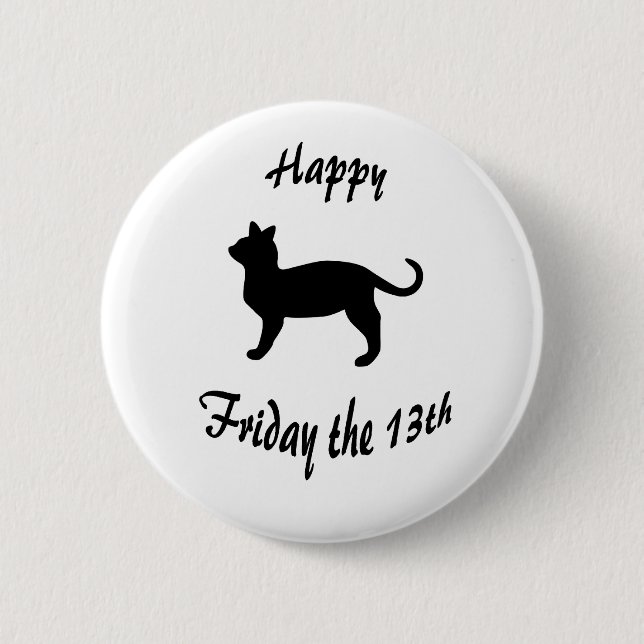 Freitag Der 13. Button (Vorderseite)