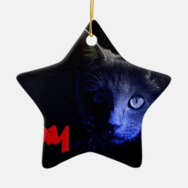 Freitag der 13. keramik ornament (Vorne)