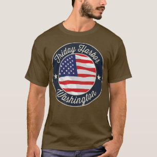 Freitag Hafen - Patriotic Washington Souvenir T-Sh T-Shirt