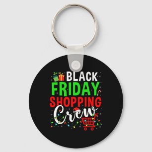 Freitag Shopping Crew Weihnachten Lights Black Sho Schlüsselanhänger