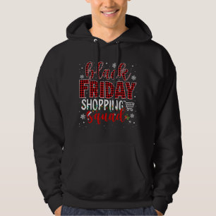Freitag Shopping Squad Santa Kariert Family Black Hoodie
