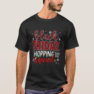 Freitag Shopplatz Santa Kariert Family Black T-Shirt