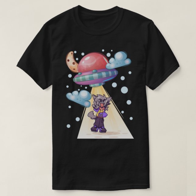 Freitagabend Funkin Space Kapi T-Shirt (Design vorne)