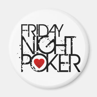 Freitagabend Poker Magnet