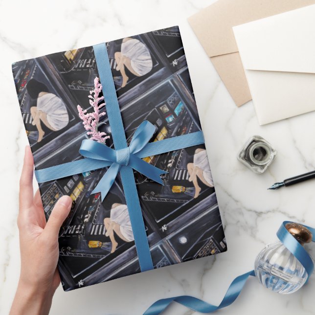 Freitagabendmalerei von Alfred Fox Geschenkpapier (Schenken)