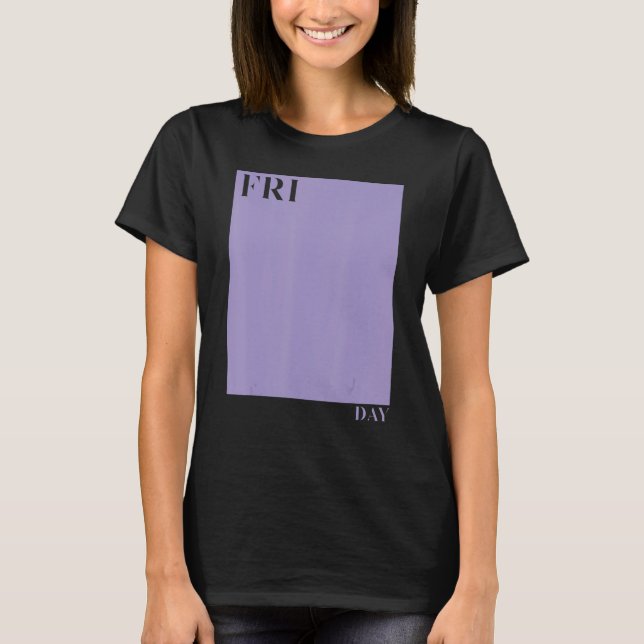 Freitagmotivation Inspiration Vintag Style Happ T-Shirt (Vorderseite)