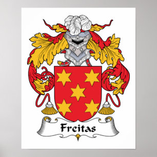 Freitas Familienwappen Poster