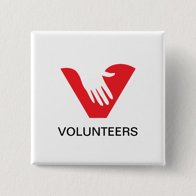 Freiwillige Button (Vorderseite)