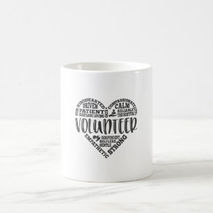 Freiwillige, ehrenamtliche Arbeitnehmerin, Wohltä Kaffeetasse