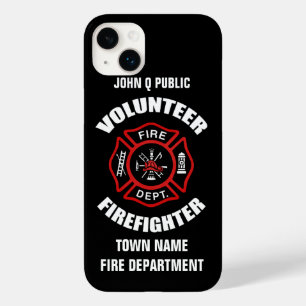 Freiwillige Feuerwehrmann-Namen-Schablone Case-Mate iPhone Hülle