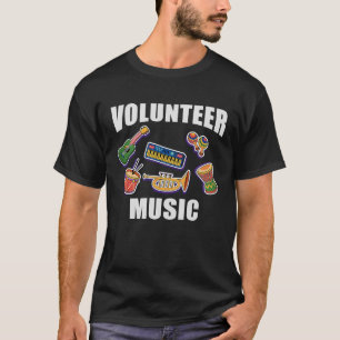 Freiwillige Musik Freiwillige Beste Freiwillige E T-Shirt