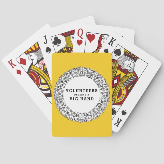 Freiwillige Wertgutscheine spielen Karten Spielkarten (Rückseite)