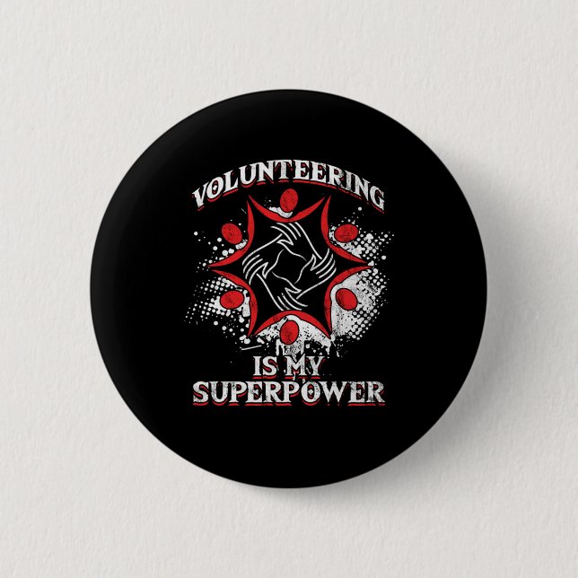 Freiwilligentätigkeit ist mein Freiwilligendienst  Button (Vorderseite)