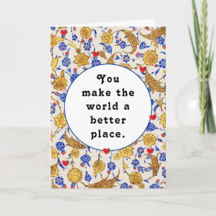 Freiwilliger Dankeskarte