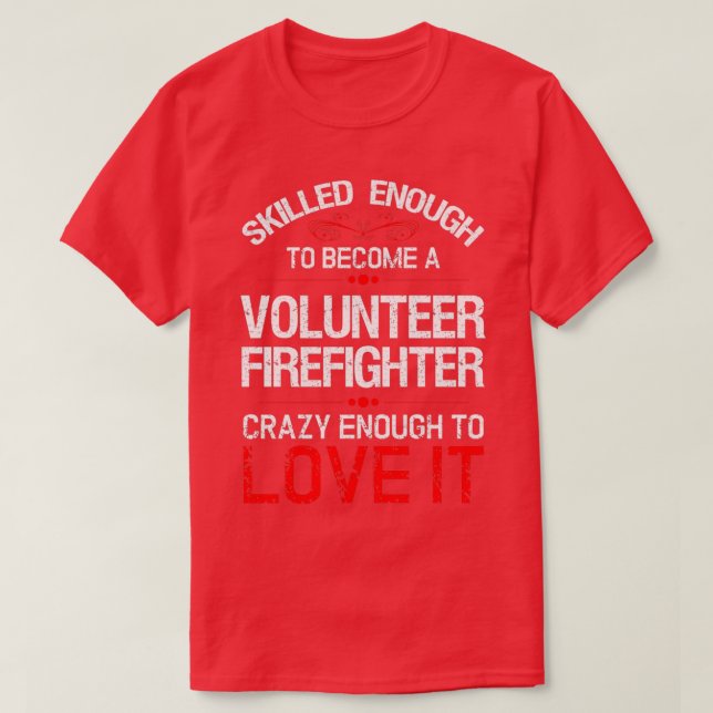 Freiwilliger Feuerwehrhemd T-Shirt (Design vorne)