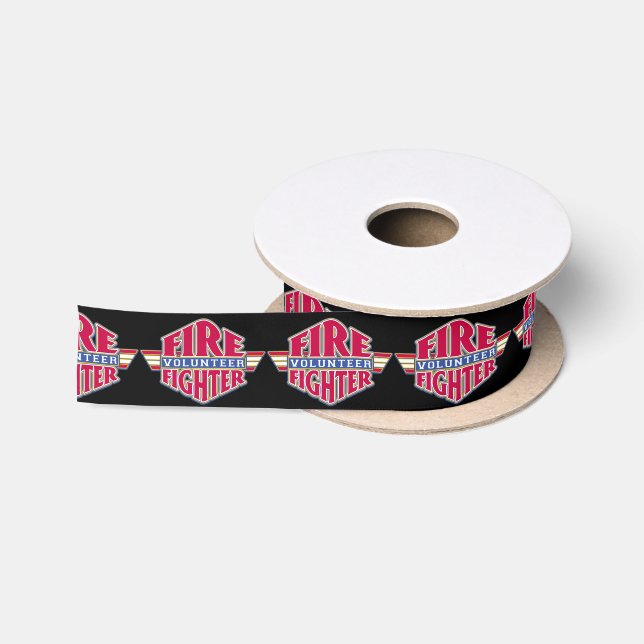 Freiwilliger Feuerwehrmann Satinband (Spule)