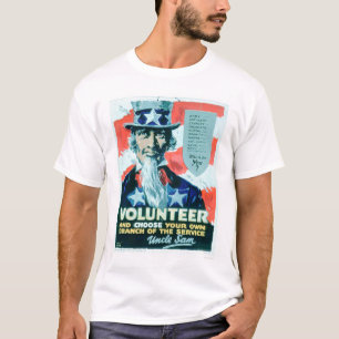Freiwilliger und wählen Ihre Niederlassung T-Shirt