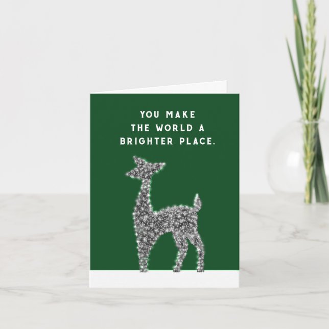 Freiwilliger Weihnachtsurlaub Karte (Vorderseite)