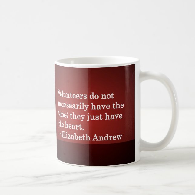 Freiwilliges Herz Kaffeetasse (Rechts)