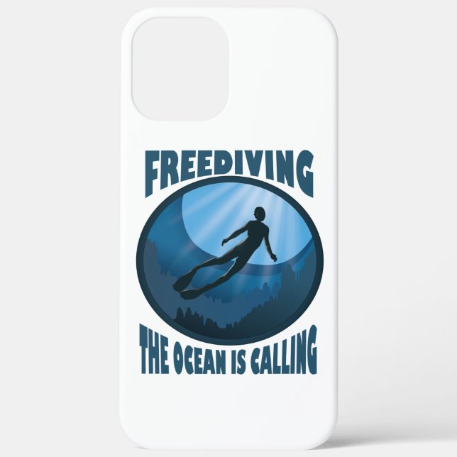 Freizeit - Der Ozean nennt Unterwassertaucher Case-Mate iPhone Hülle (Rückseite)