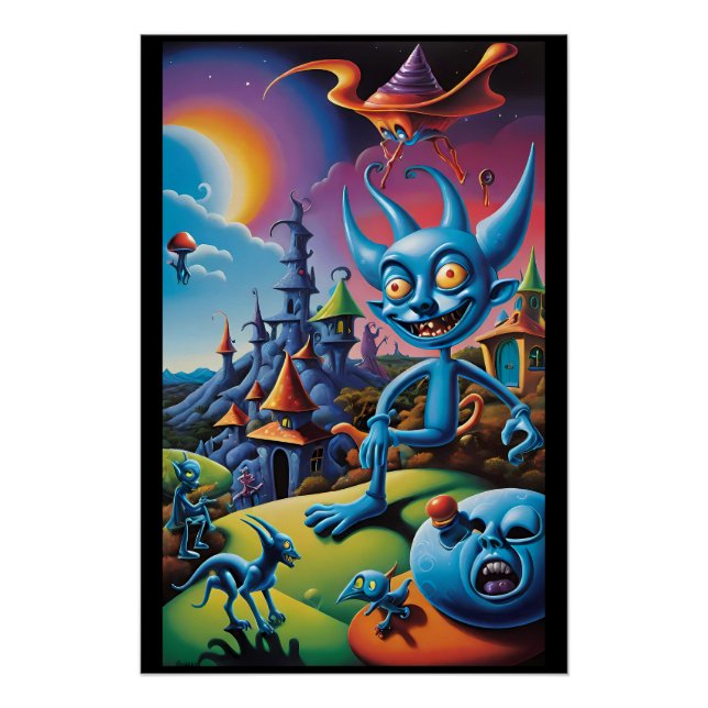 Freizeit zum Flanieren Poster (Vorderseite)