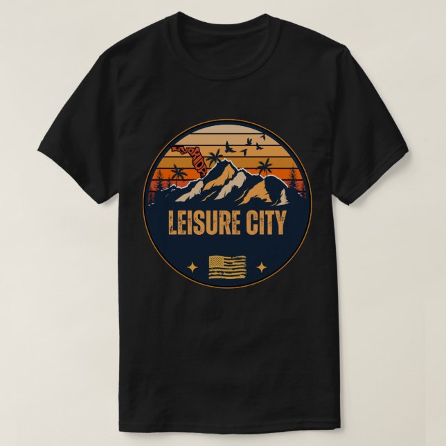 Freizeitstadt, Florida T-Shirt (Design vorne)