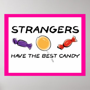 Fremde Bestes Bonbon Lustiges Poster