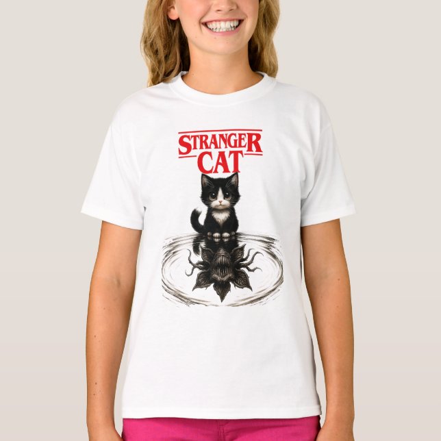 fremde Katze T-Shirt (Vorderseite)