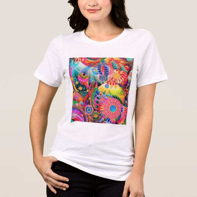 Fremde Natur Tri-Blend Shirt (Vorderseite)